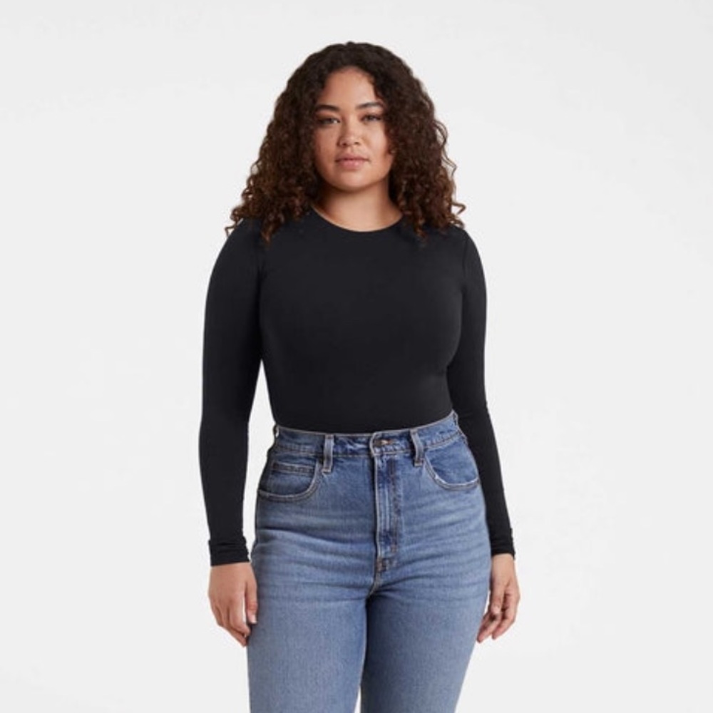 NUUDS BODYSUIT long sleeve crew